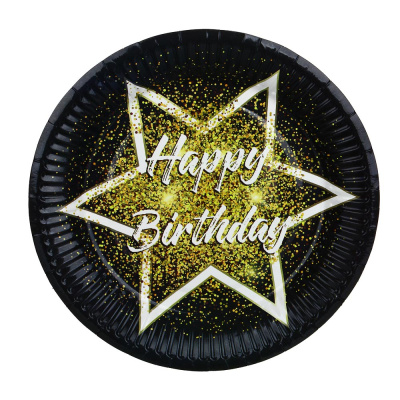 Набор тарелок тм Fntastic, 10шт, бумажные, 18см, 8 видов