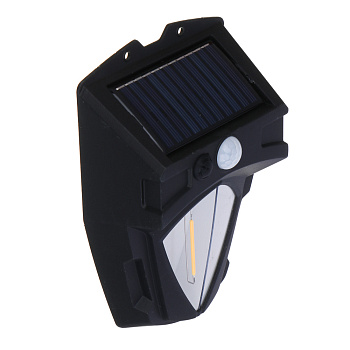 ЕРМАК Светильник, солнечная батарея, 1-1 LED, 800мАч, 3 режима, пластик, 110х55х165 мм, датчик движ