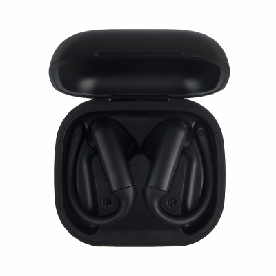 Наушники беспроводные TWS BY SportBuds, внутриканальные, 30/300 мАч, с дужками, BT5.3, чёрный