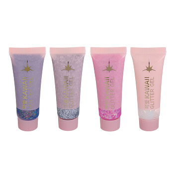 BY Русские Супергерои Заря Каваи Глиттер гелевый, 16 гр, 4 цвета