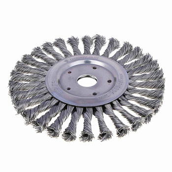 ЕРМАК PROFI Щетка дисковая для УШМ, плетеные пучки стальной проволоки 0,5мм, 175х22мм