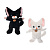 ИГРОЛЕНД Игрушка мягкая "Котя", 35 см, полиэстер, 2 дизайна