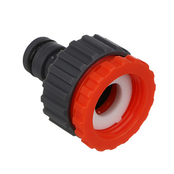 INBLOOM Штуцер резьбовой для крана с внешней резьбой, переходник d1" -3/4", пластик