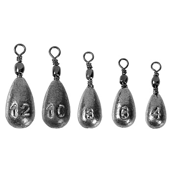 Набор грузов "Колокол" тм AZOR FISHING, 3шт, 4г, 6г, 8г, 10г, 12г, 5 видов