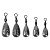 Набор грузов "Колокол" тм AZOR FISHING, 3шт, 4г, 6г, 8г, 10г, 12г, 5 видов