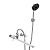 СоюзКран Смеситель для ванны с душем, прямой излив 30см, кер. кр-б. 1/2, цинк, хром/белый SK08-P243