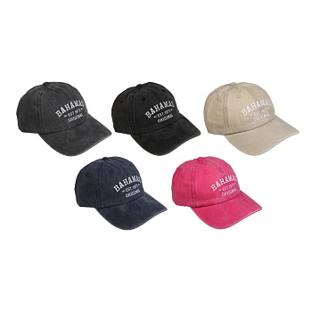 Кепка для взрослых с надписями, р.56-58, 100% хлопок, тм GALANTE, разноцветная