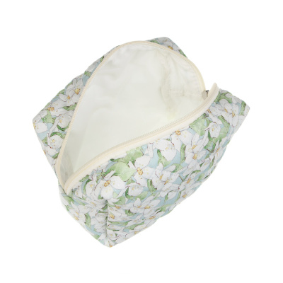 Косметичка "Цветочки" тм ЮL, 17х11х10 см, полиэстер, 3 дизайна