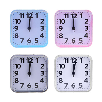LADECOR CHRONO Будильник, 8,5х8,5х3,5см, 1xAA, пластик, 4 цвета