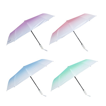 Зонт автомат, усиленный, стекловолокно, металл, пластик, ПЭ, винил, d103см, 10 спиц, 4 цвета, #2