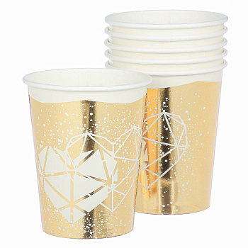 Стакан Свадьба LUX Vanil 6шт, 250мл