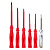 ЕРМАК Набор отверток 6шт диэлектрических (SL5.5*125,SL4*100,PH1*100,SL3*75,PH0*75,тестер 140мм)