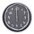 Часы настенные тм LADECOR CHRONO круглые, 24x24x4 см, пластик, стекло, 1хАА, арт.1