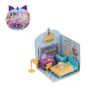 Игрушка сюрприз в яйце "Животные", 12х9,5см, картон, PP, 6 дизайнов