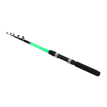 Спиннинг "Найт" тм AZOR FISHING, телескоп., файбергласс, 2,4м, тест 30-60гр