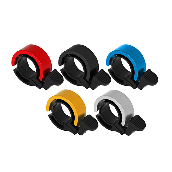 Звонок велосипедный, тм BY SPORT, d=4.5см, пластик, алюминий, 3 цвета