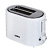 LEBEN Тостер, 650 Вт, 2 слота, режим разморозки, поддон для крошек, пластик, металл, белый