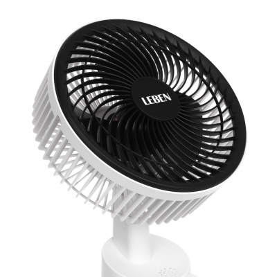 Вентилятор напольный тм LEBEN 25Вт, 3 скорости, диаметр 20см, 220в, белый