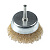ЕРМАК Щетка металл. со шпилькой для дрели 75мм (чашка)