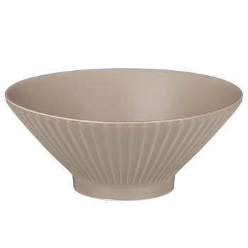 Салатник Лусия тм MILLIMI, 17,5см, фарфор, кофейный