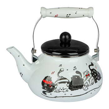 VETTA Хвостатые друзья Чайник эмалированный 2,5л, индукция
