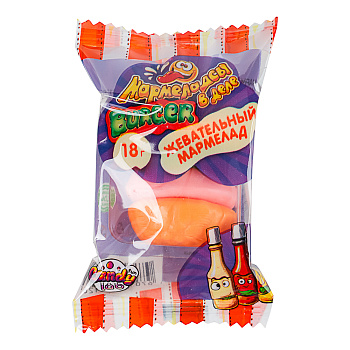 Мармелад жевательный "Мармеладсы в деле BURGER", 18 г