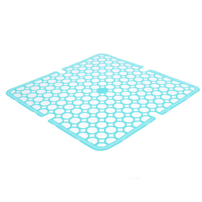 Коврик в раковину противоскользящий тм VETTA Кругляш, 27,5х27,5см, ПВХ, 4 цвета