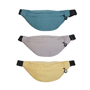 Сумка поясная молодежная тм ЮL Basic, полиэстер, 36х16х8см, 3 цвета