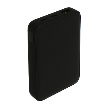 BY Аккумулятор мобильный, 10000мАч, встроенные кабели, 20W, цифровой дисплей, светящийся лого, промо