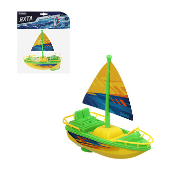 ИГРОЛЕНД Яхта, 2хАА, PP, 21,5х28х5 см, 2 дизайна