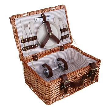 Набор для пикника на 2 персоны тм РУССО ТУРИСТО,35х25х15