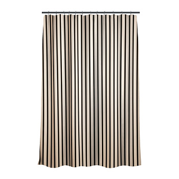 Штора для ванной тм VETTA Tessa, полиэстер 90 г/м2, 180x200см, 12 металлических колец
