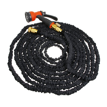 INBLOOM Шланг для полива растягивающийся, 22м, 8 реж., ТПЭ, полиэстер, алюминий, пластик