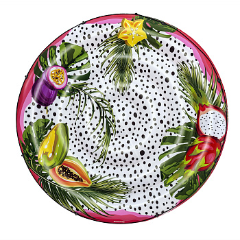 BESTWAY Островок FRUITS OF PARADISE, матрас надувной, 188см, 43720