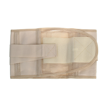 Пояс для спины поддерживающий тм BY SPORT, 4 пластины, 19см, ПЭ 63%, SBR 33%, ПВХ 4% (M; L; XL)