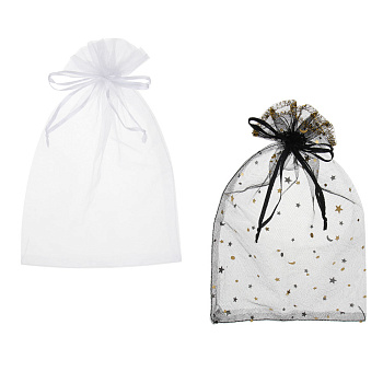 Мешок подарочный, 16x24 см, органза, 2 цвета