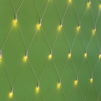 СНОУ БУМ Гирлянда эл. сеть 224LED, 2x2м, шампань, пост. свечение, ПВХ прозр., 220В