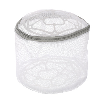 Мешок для стирки белья тм VETTA, цилиндр, на замке, пластик, полиэстер, d15х16h см