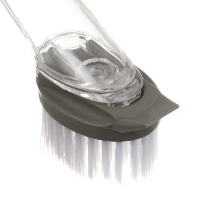 Щетка для посуды с дозатором тм Vetta, 23,5х7х4,5 см, полипропилен, серая