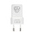 Сетевое зарядное устройство BY MINI 30Вт GaN,USB-C, USB-A, QC,PD,PPS,110-240В,50-60Гц,пластик,белый