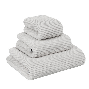 PROVANCE Basic Комплект полотенец, 3шт, 30х50, 50х80, 70х120, 95% пэ, 5% полиамид, 280гр/м, серый