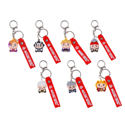 BY Русские Супергерои Брелок, 4,5 см., ПВХ, металлическое кольцо, браслет, 7 дизайнов