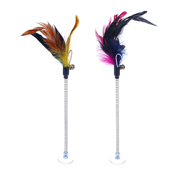 VETTA Дразнилка на присоске, перо, полипропилен, 23 см