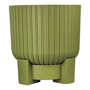 Горшок для цветов с поддоном "Торин" 3,3л, d17,5см, цв. папоротник