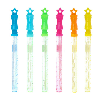 Мыльные пузыри с ручкой "Звёздочка", ИГРОЛЕНД, мыл. раствор 110мл