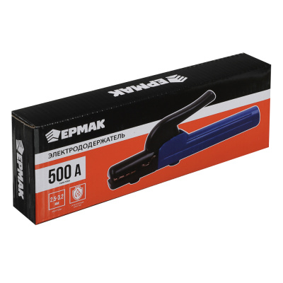 Электрододержатель тм ЕРМАК 500А, металл, синий