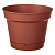 Горшок для цветов Mint d150мм, 1,2л с поддоном, терракот