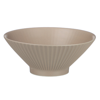 Салатник Лусия тм MILLIMI, 20см, фарфор, кофейный