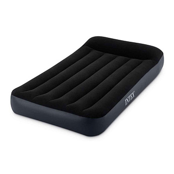 INTEX Матрас надувной PILLOW REST с подголовником, 191х99х25см, до 136кг, 64141