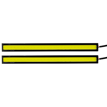 ЕРМАК Дневные ходовые огни, LED 28шт, метал. корп., 170мм, 12V, белый, 2шт.